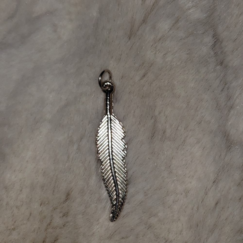 Tiny Feather Pendant